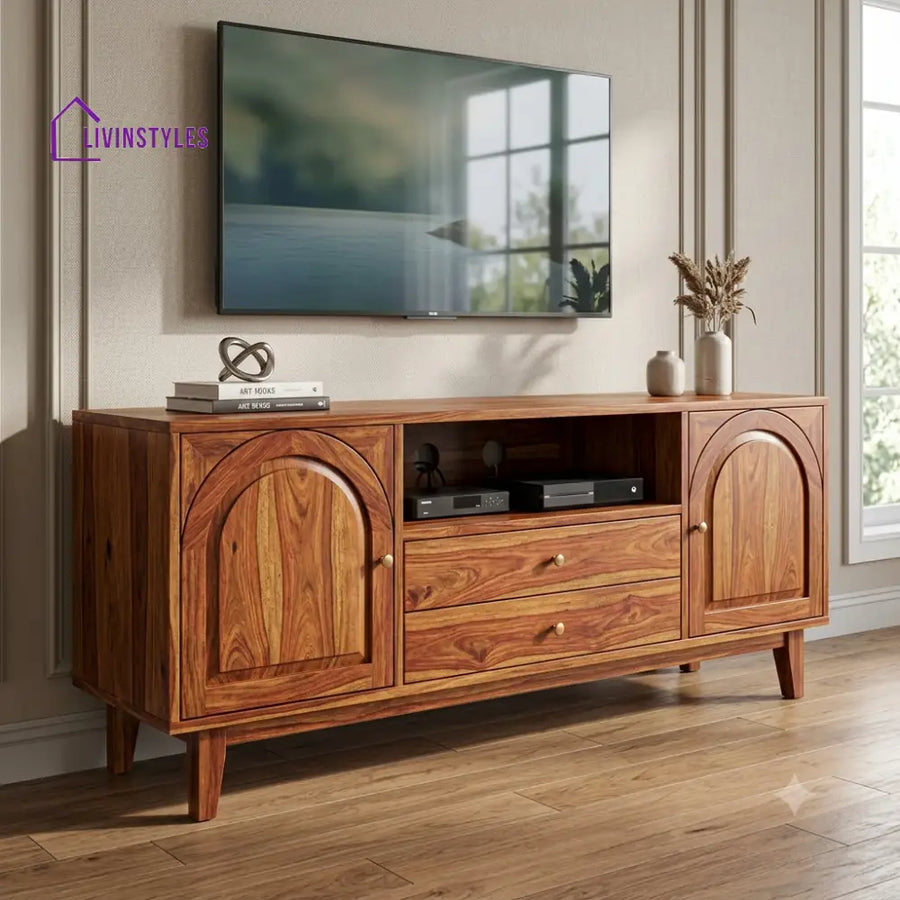 Balaji Solid Sheesham Wood Tv Unit for Living Room | Tv Cabinet | Tv Console