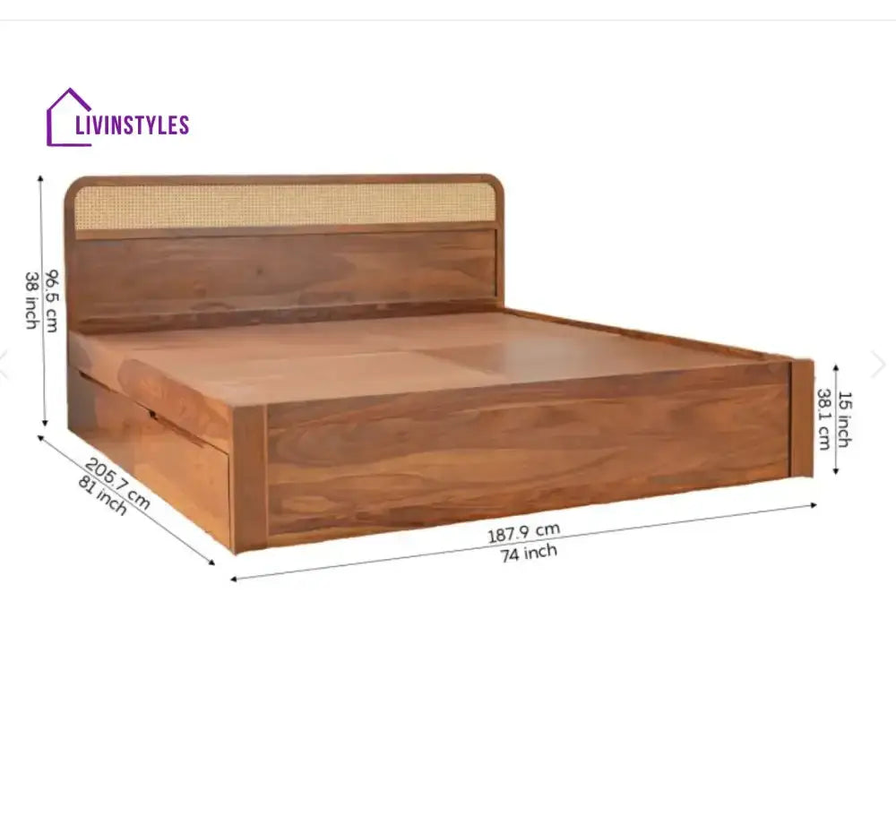 Custom Order - Sheesham Wood Bed