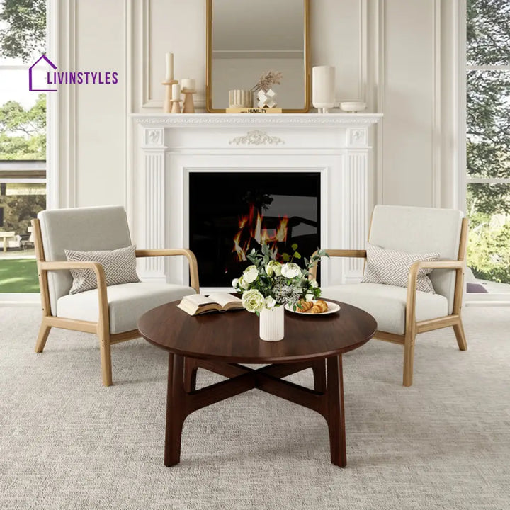 Balraj Solid Wood Coffee Table For Living Room