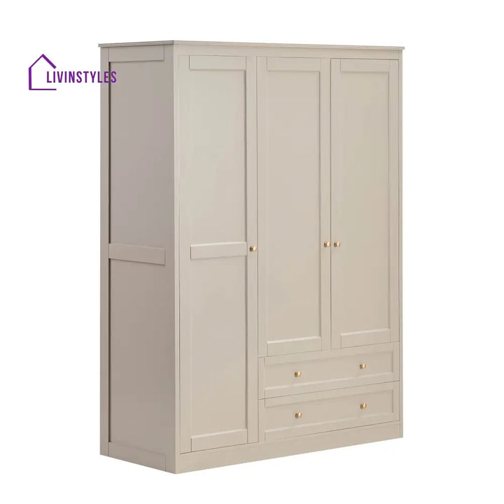 Baltazar 3 Door Wardrobe with Drawers Wardrobe
