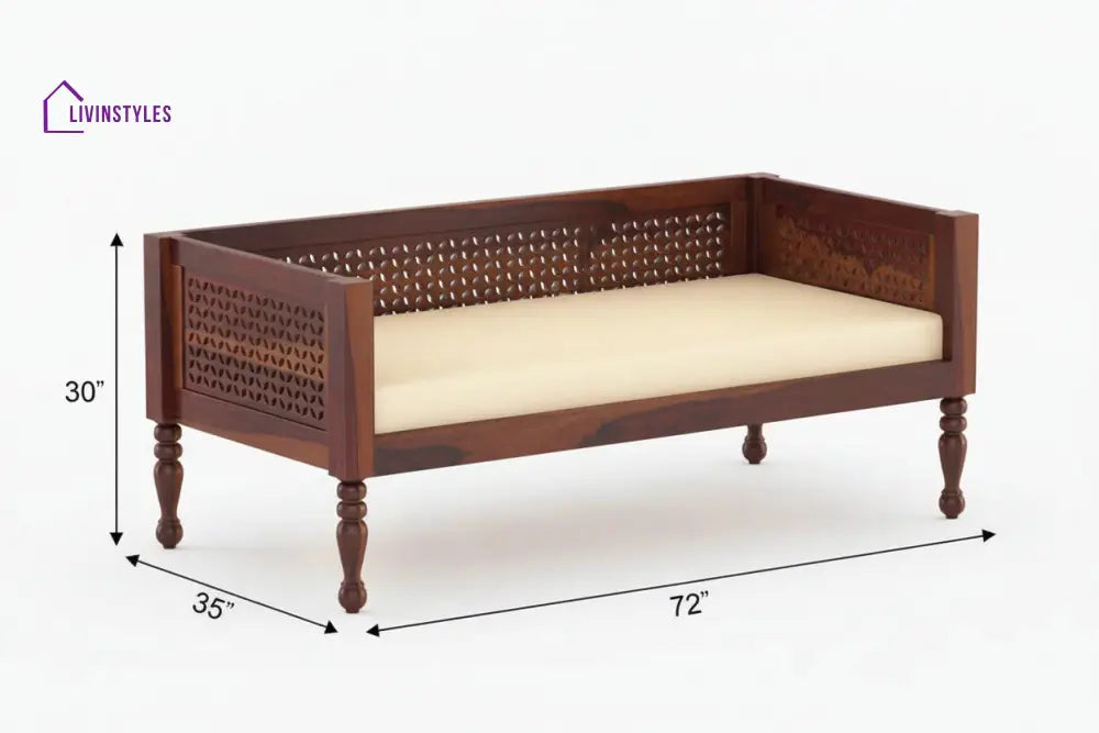 Baolinh Sheesham Wood Diwan Bed