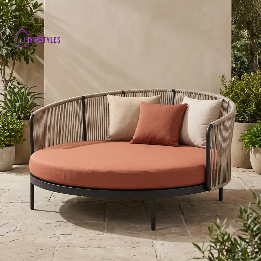 Barnabe Outdoor Day Bed | Garden Day Bed | Outdoor Day Beds for Villa