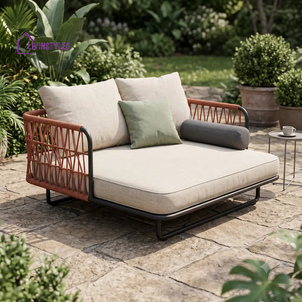 Basile Outdoor Day Bed | Garden Day Bed | Outdoor Day Beds for Villa