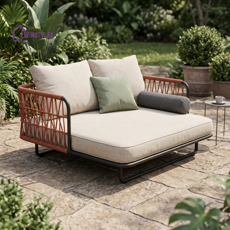 Basile Outdoor Day Bed | Garden Day Bed | Outdoor Day Beds for Villa