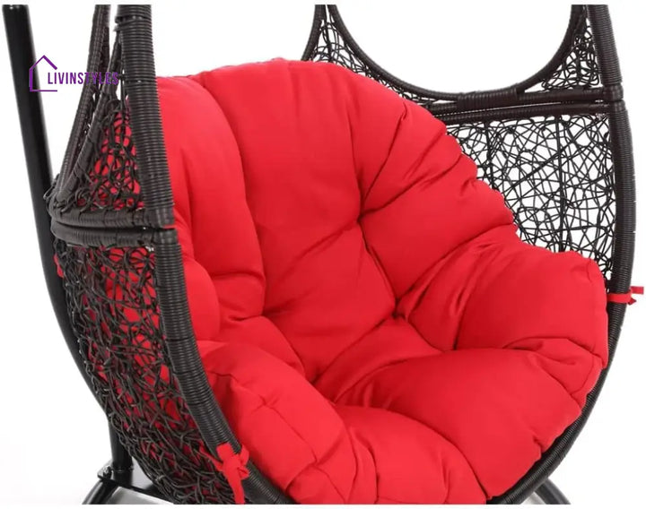Basilio Single Seater Hanging Swing With Stand For Balcony Garden Swing - Swings