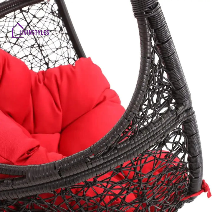 Basilio Single Seater Hanging Swing With Stand For Balcony Garden Swing - Swings