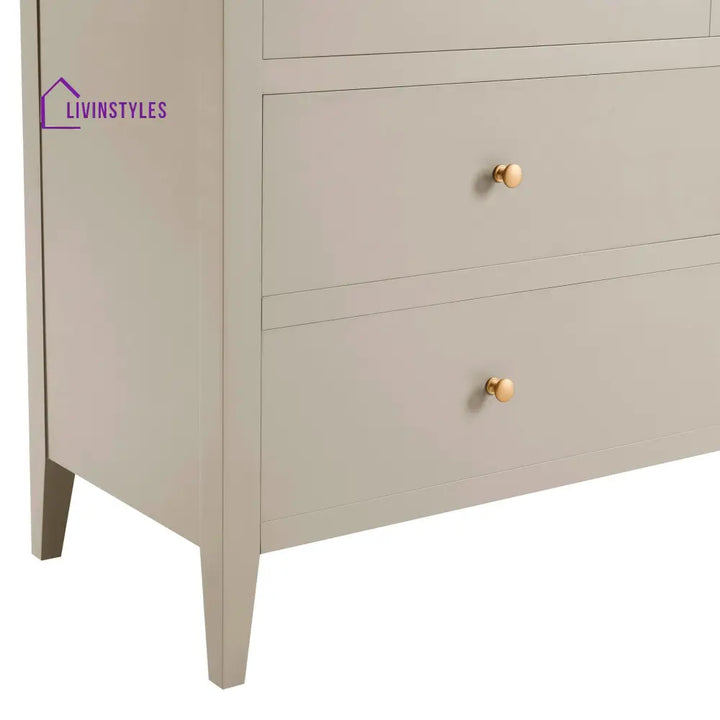 Bautista 4 Drawer Chest - Taupe Chest of Drawers