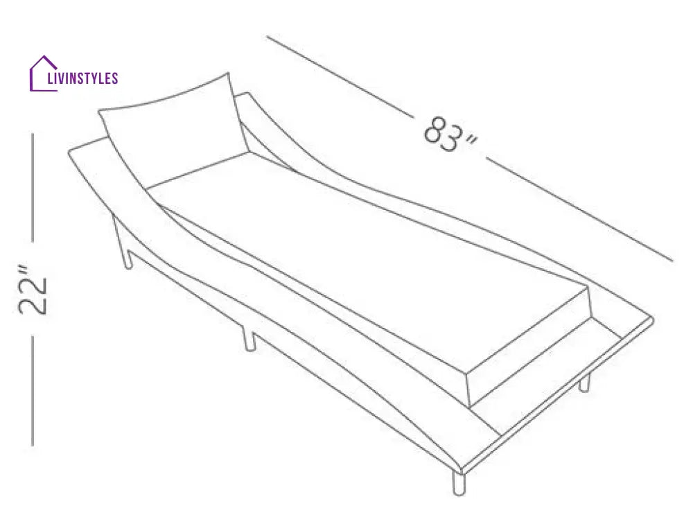 Beast Outdoor Swimming Poolside Lounger (Brown) - Loungers