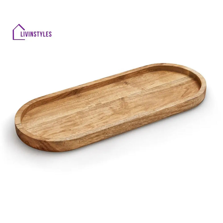 Beatriz Acacia Storage Tray - Natural Tray