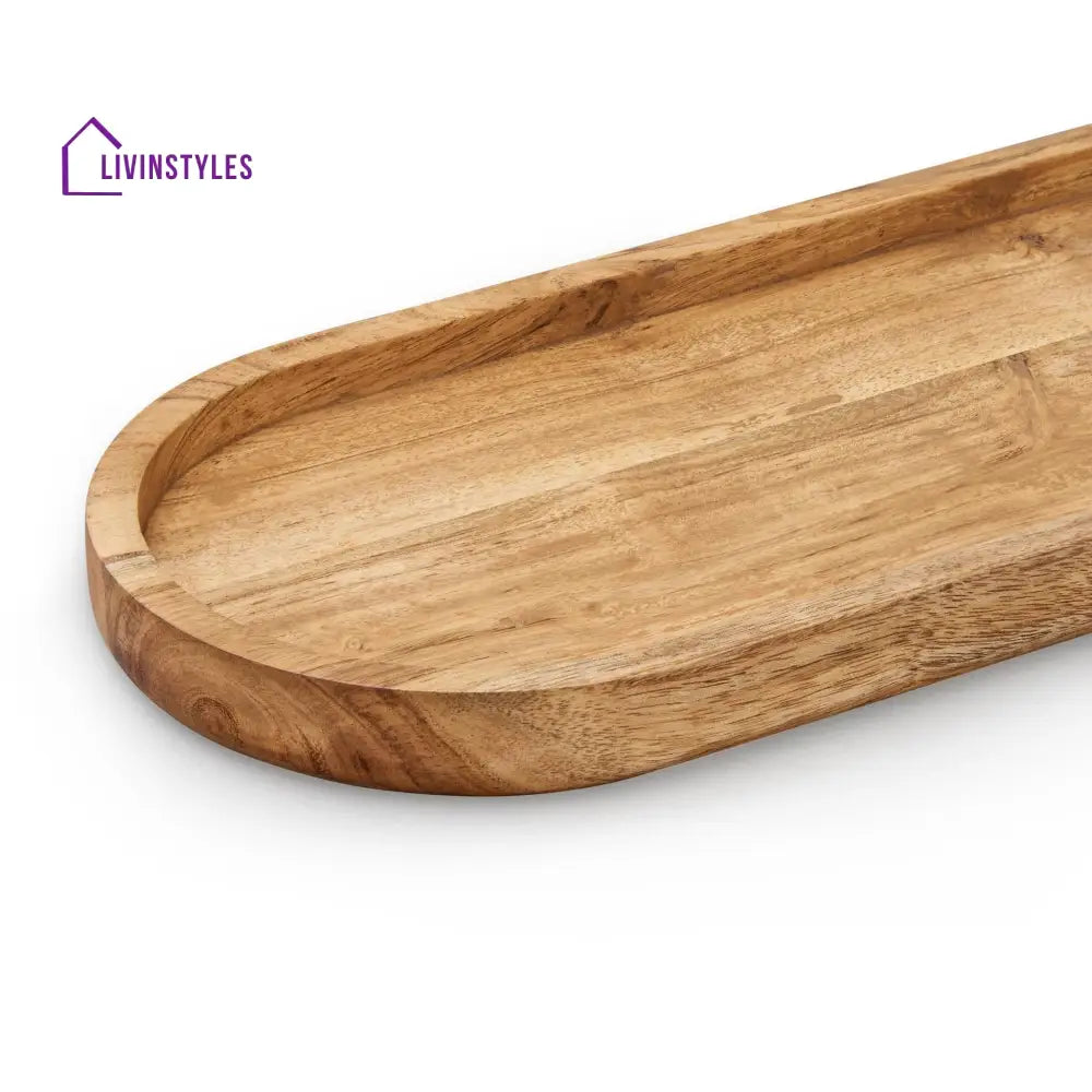 Beatriz Acacia Storage Tray - Natural Tray