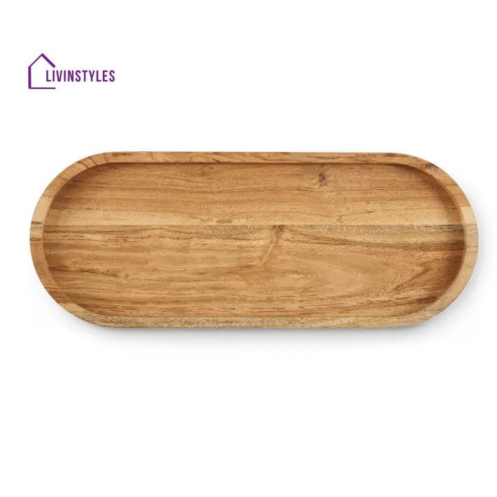 Beatriz Acacia Storage Tray - Natural Tray