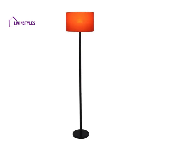 Beautiful Metal Club Floor Lamp With Jute Shade Lamps