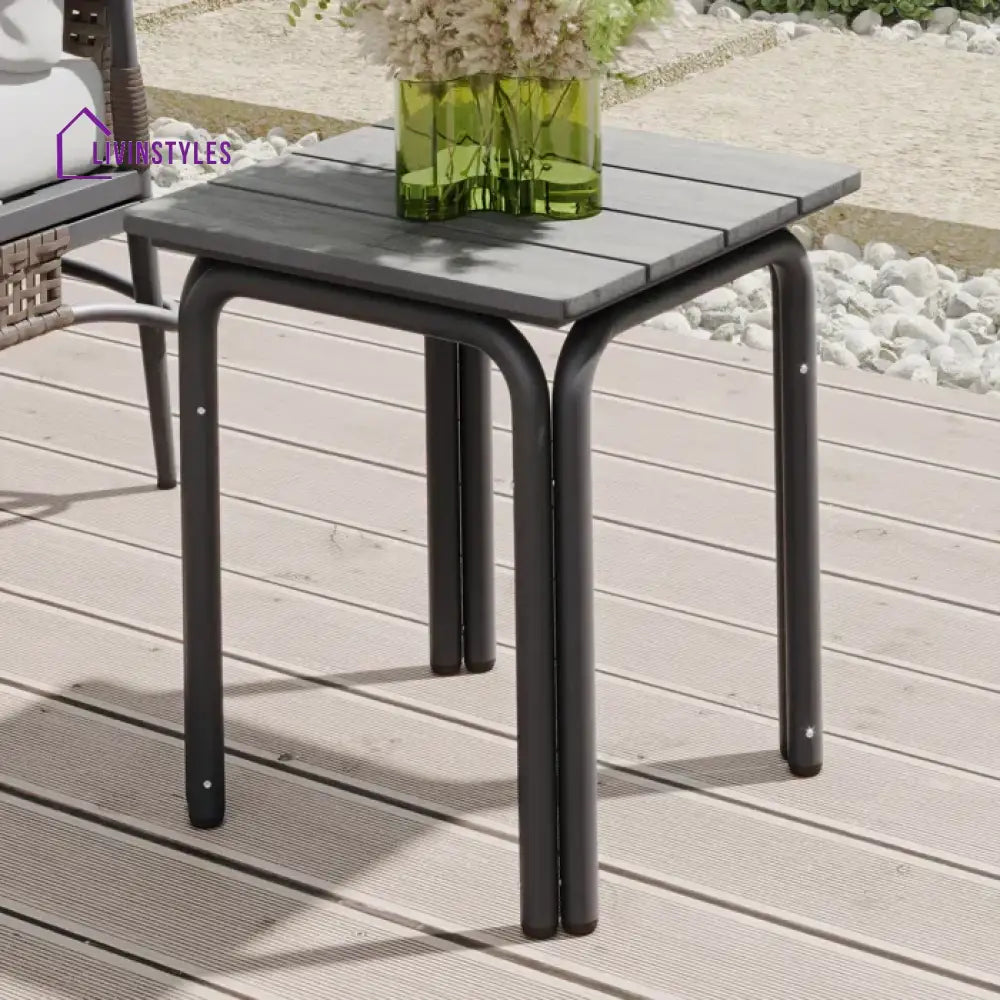 Belinda Outdoor Patio Seating Set 2 Chairs and 1 Table Set (Dark Brown) - Coffee Table Sets