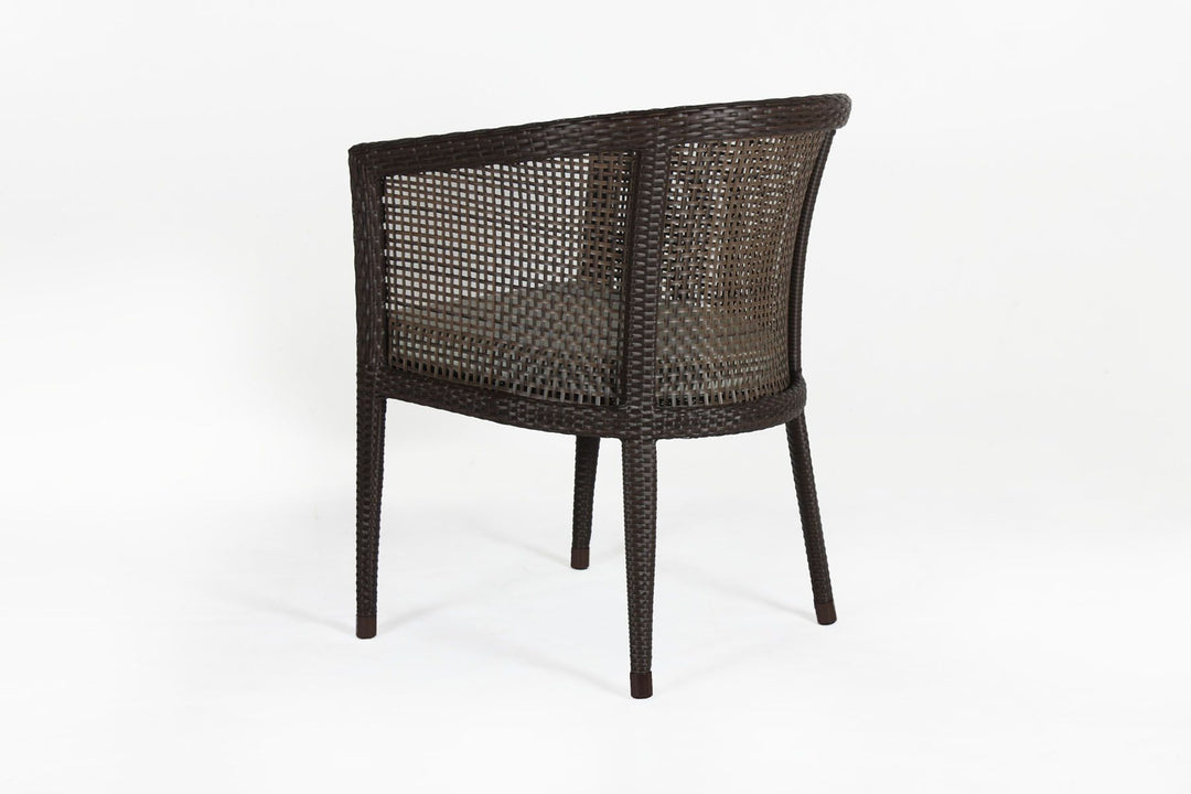 Alhad Outdoor Patio Seating Set 2 Chairs and 1 Table Set (Brown)