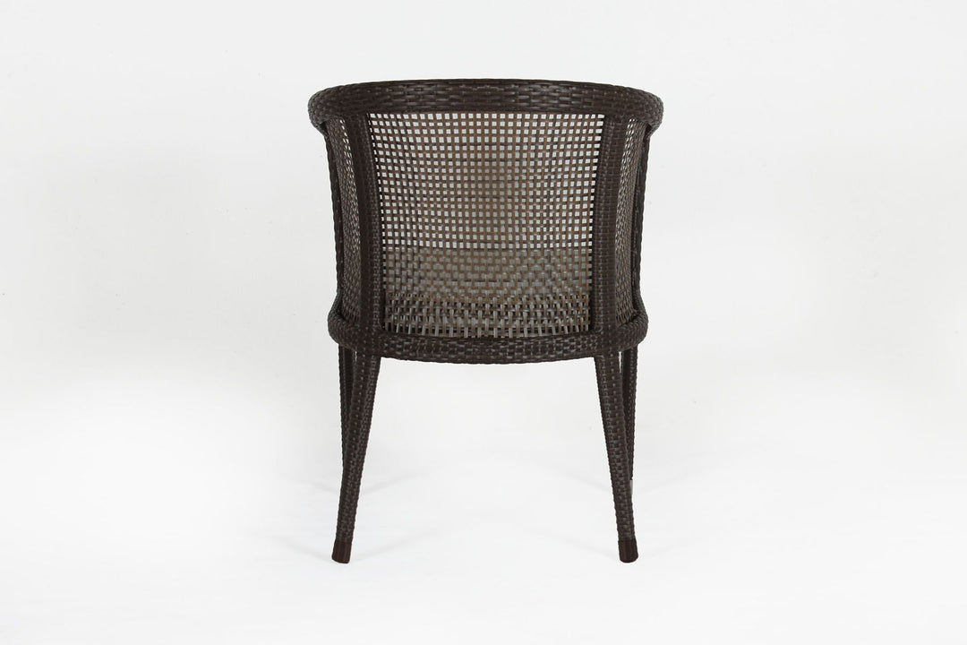 Alhad Outdoor Patio Seating Set 2 Chairs and 1 Table Set (Brown)