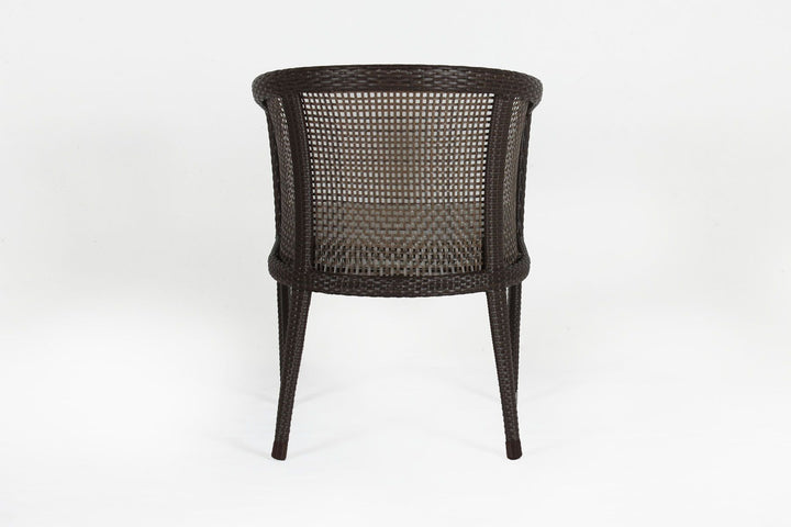 Alhad Outdoor Patio Seating Set 2 Chairs and 1 Table Set (Brown)