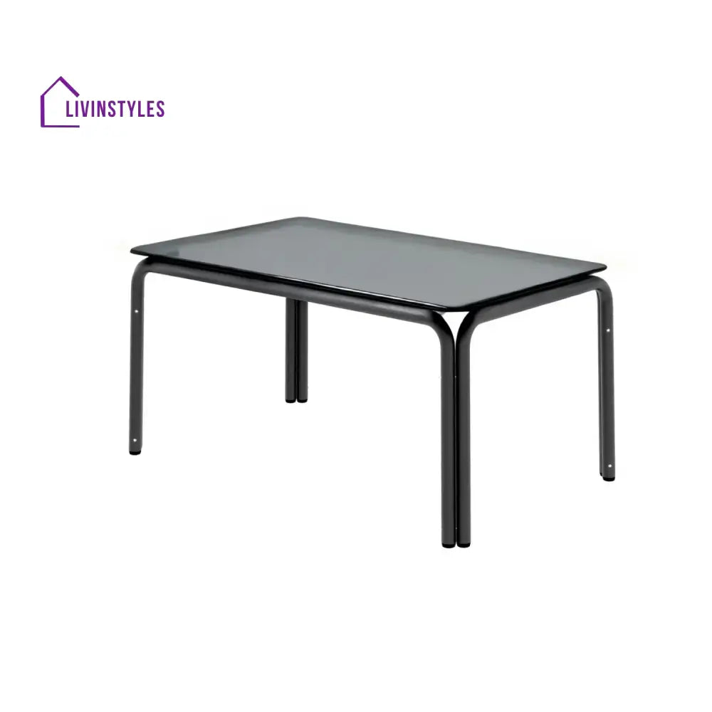 Bellamy Outdoor Rope 5-Seater Sofa Set With Glass Top Table - Sofa Set