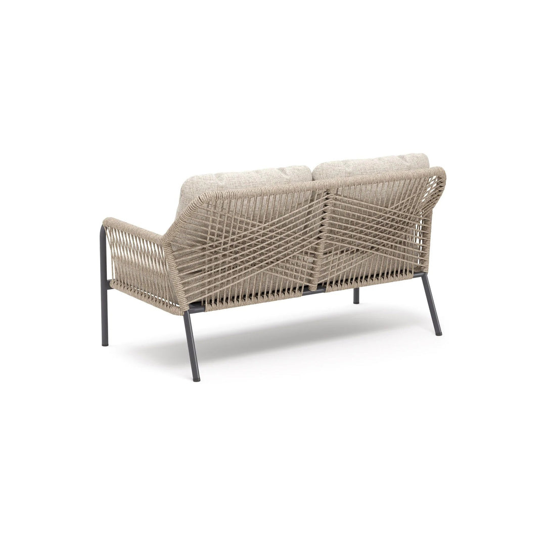 Morvos Outdoor Garden Balcony Sofa Set 2 Seater,2 Single seater and 2 Center Table Set (Tan)