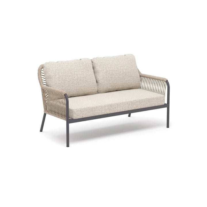 Morvos Outdoor Garden Balcony Sofa Set 2 Seater,2 Single seater and 2 Center Table Set (Tan)