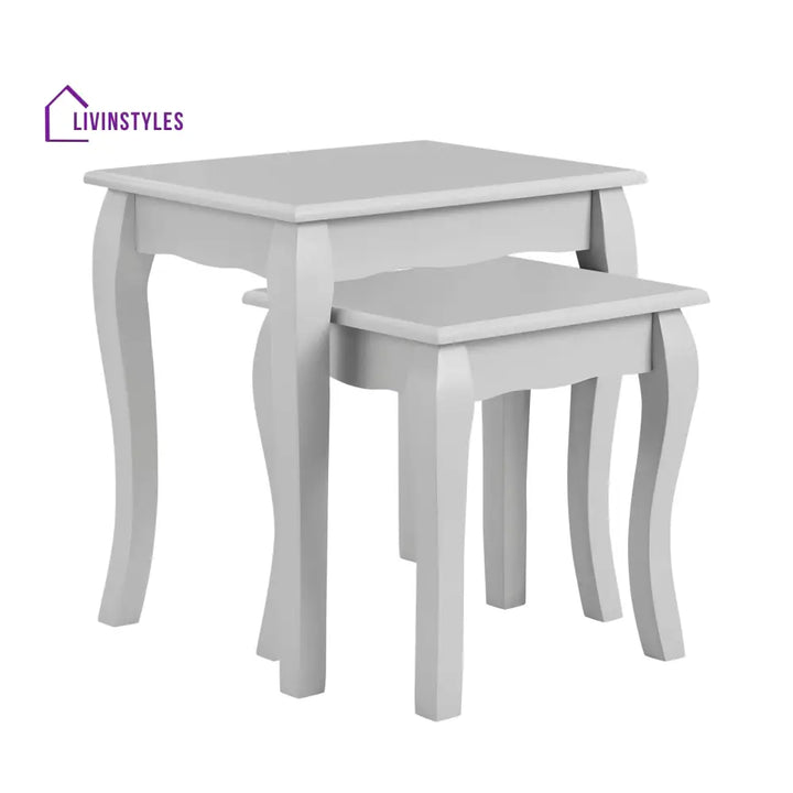 Benito Nesting Side Table - Light Grey Side Table
