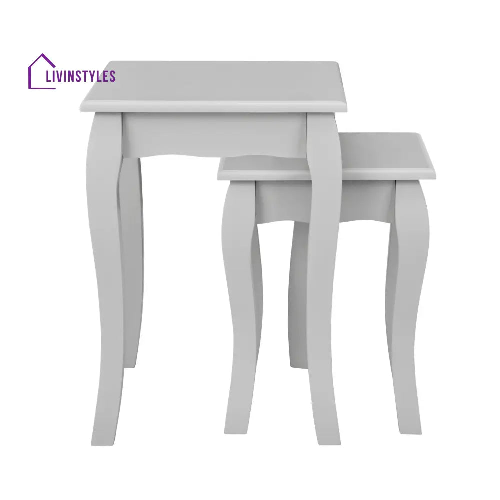 Benito Nesting Side Table - Light Grey Side Table