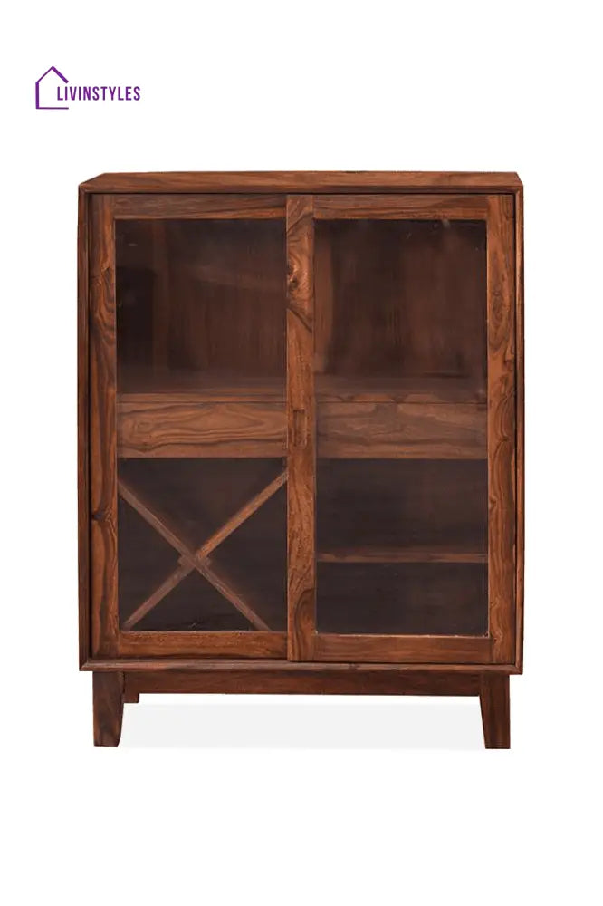 Benny Solid Wood Bar Cabinet Bar
