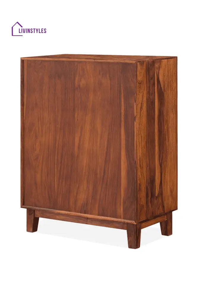 Benny Solid Wood Bar Cabinet Bar