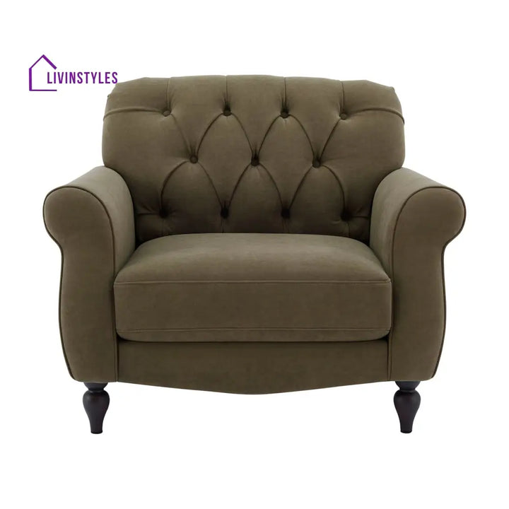 Berenice Armchair - Olive Green Sofas