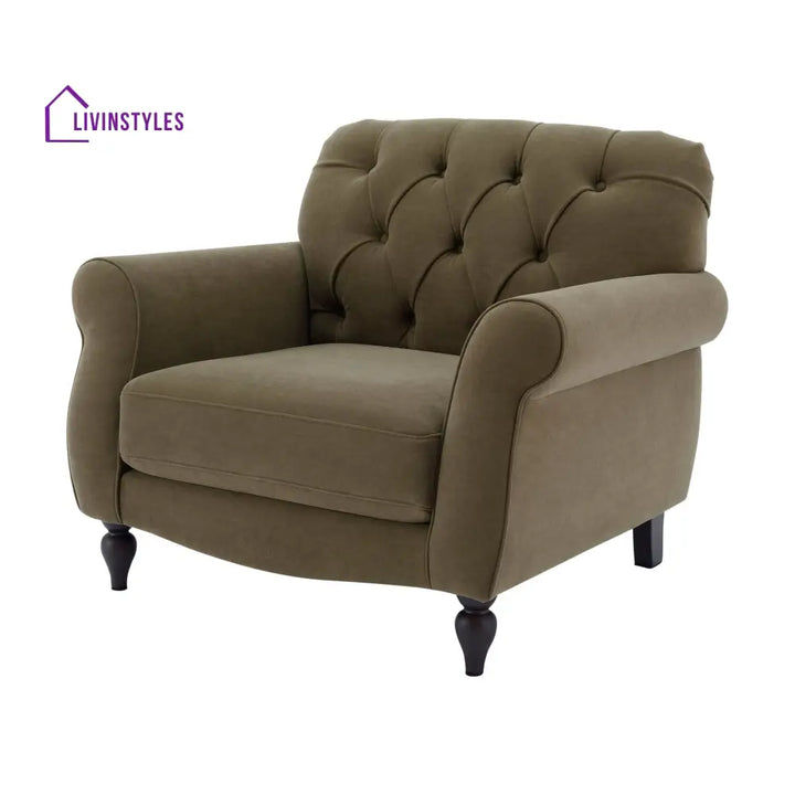 Berenice Armchair - Olive Green Sofas