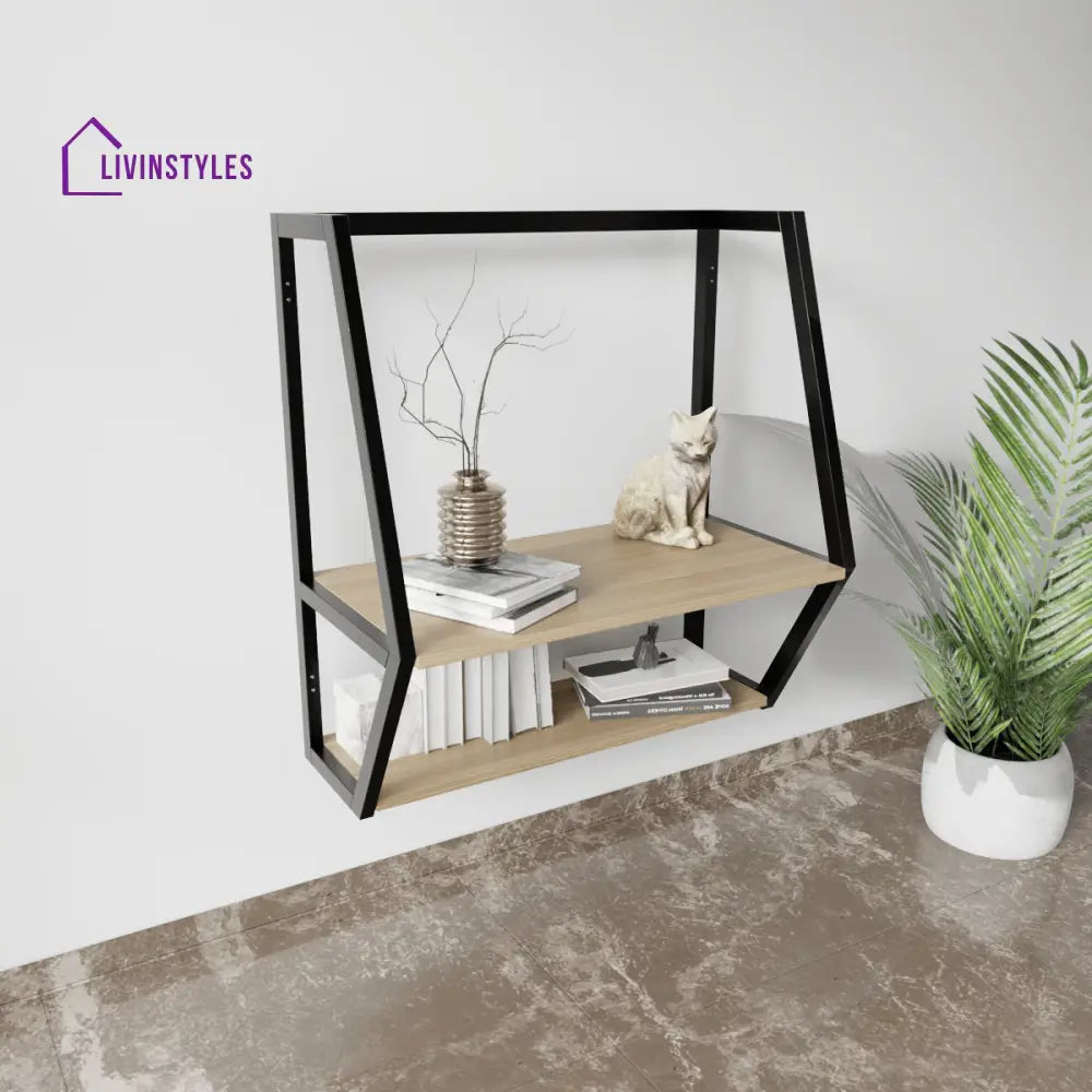 Berlin Wall Mounted Desk | Computer Table | Study Table for Home - Small / Beige - Desks