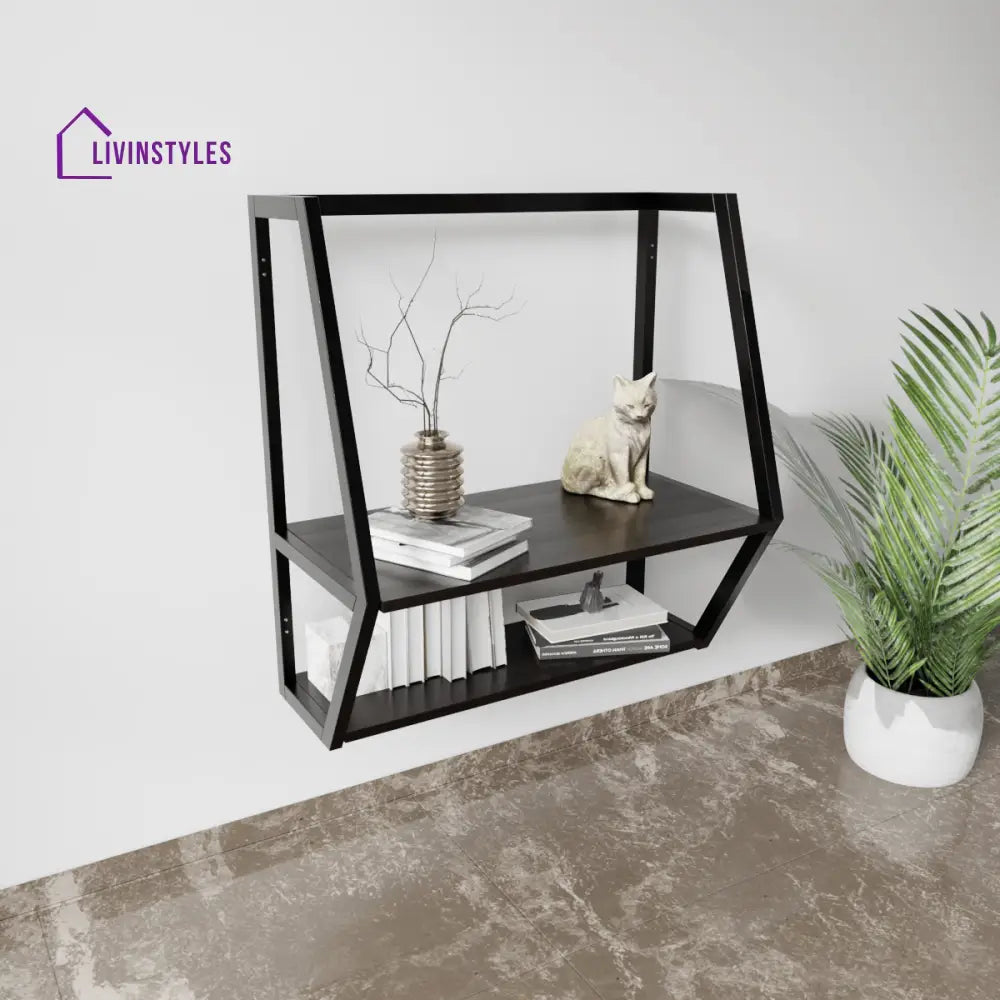 Berlin Wall Mounted Desk | Computer Table | Study Table for Home - Small / Brown - Desks