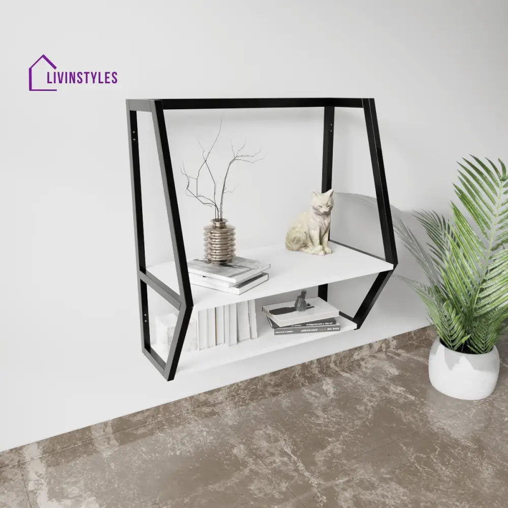 Berlin Wall Mounted Desk | Computer Table | Study Table for Home - Small / White - Desks