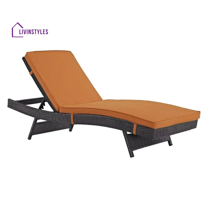 Bettina Outdoor Rattan Wicker Chaise Lounger For Poolside - Lounger Set