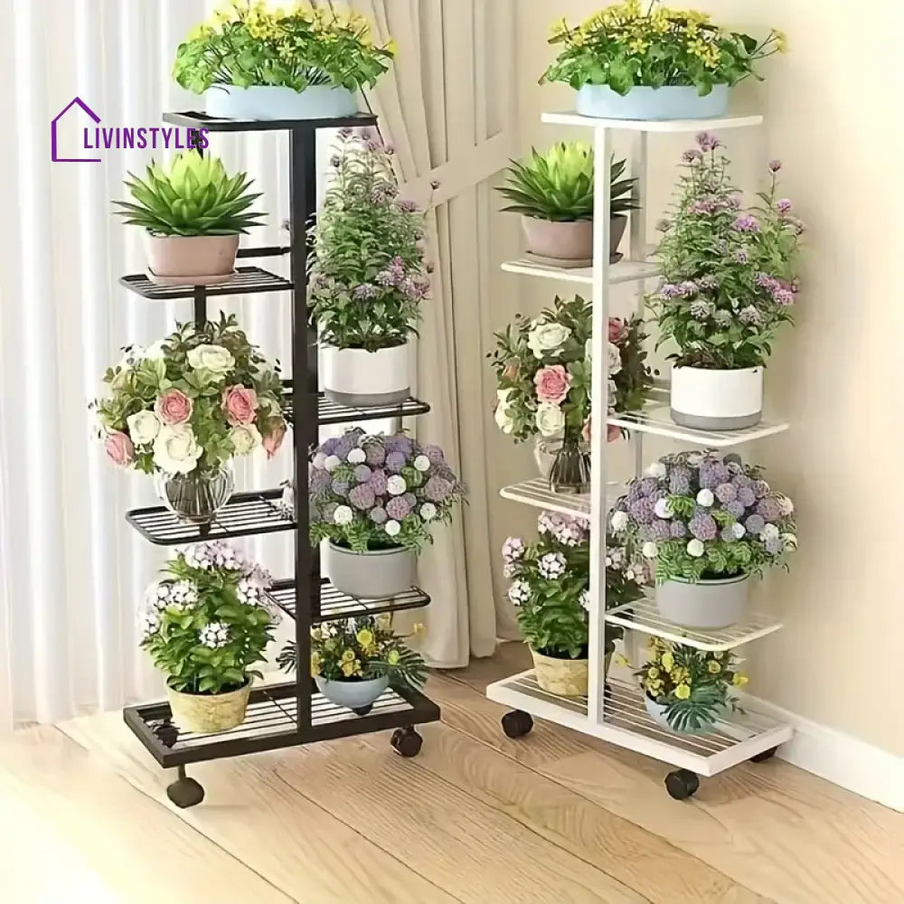 Bharat Metal Plant Stand For Balcony - Single