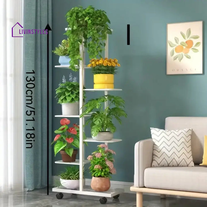 Bharat Metal Plant Stand For Balcony - Single