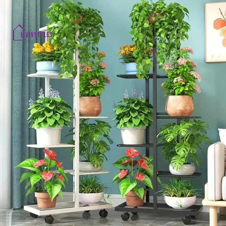 Bharat Metal Plant Stand For Balcony - Single