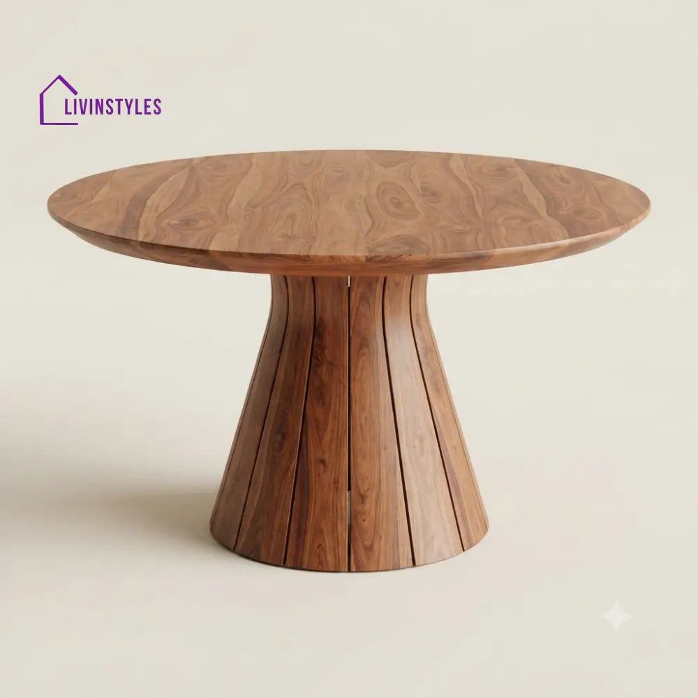 Bhargavi Wooden Round Dining Table