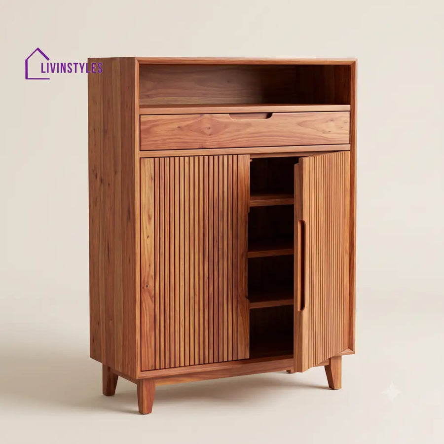 Bhavani Wooden Shoe Rack for Home | Shoe Cabinet