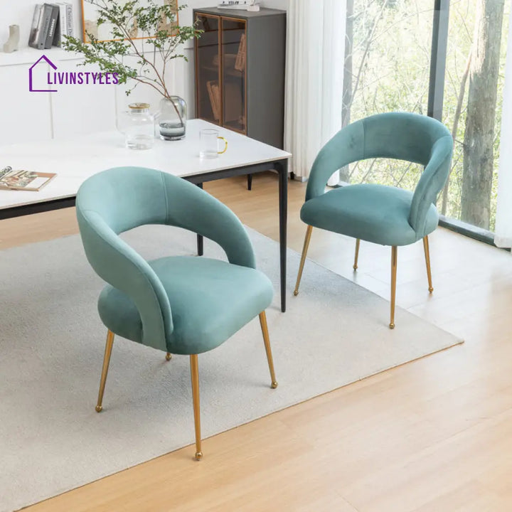 Bhavna Metal and Fabric Arm Chair | Living Room Chair | Lounge Chair