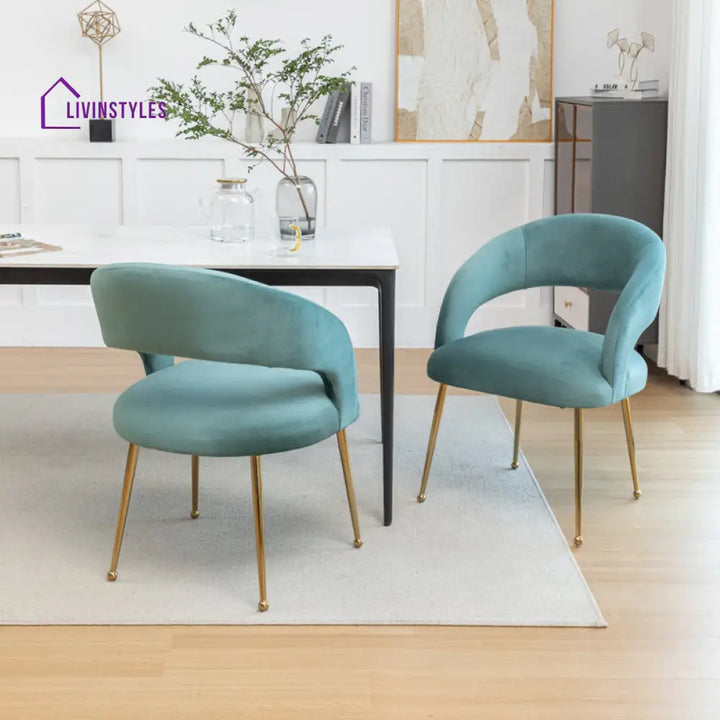 Bhavna Metal and Fabric Arm Chair | Living Room Chair | Lounge Chair