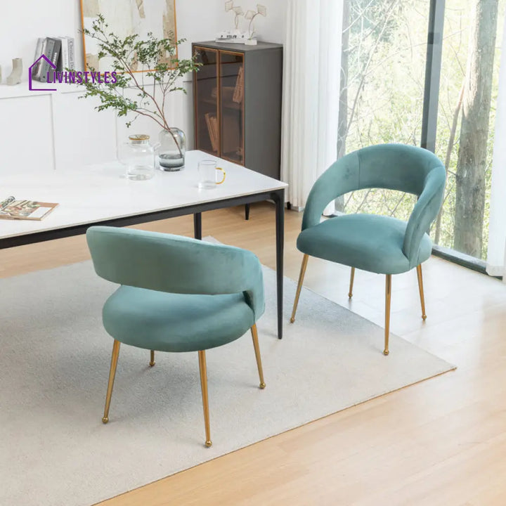 Bhavna Metal and Fabric Arm Chair | Living Room Chair | Lounge Chair