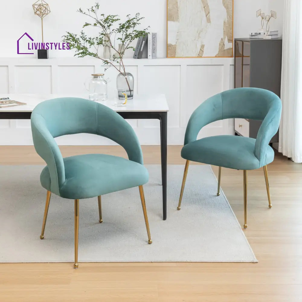 Bhavna Metal and Fabric Arm Chair | Living Room Chair | Lounge Chair