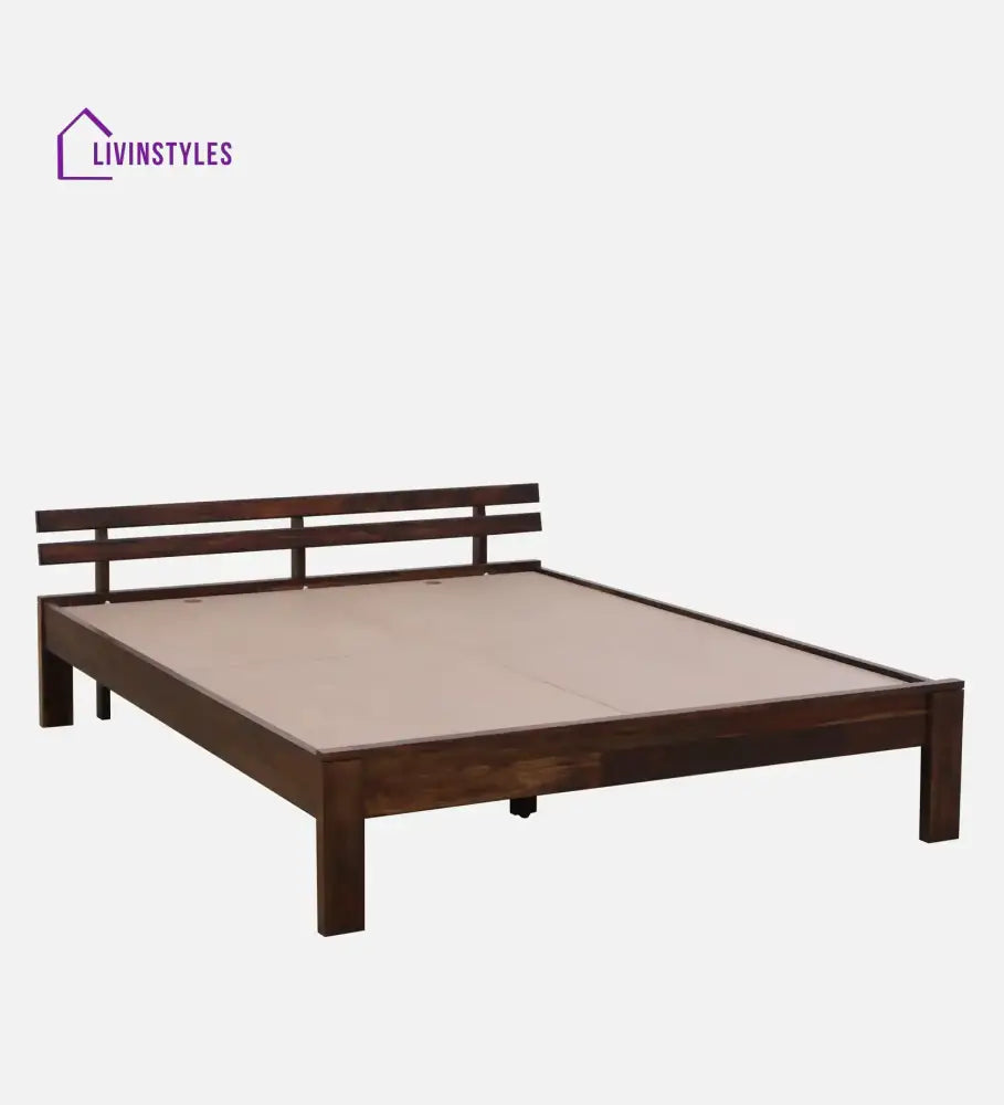 Amol Sheesham Wood Beds Bed without storage