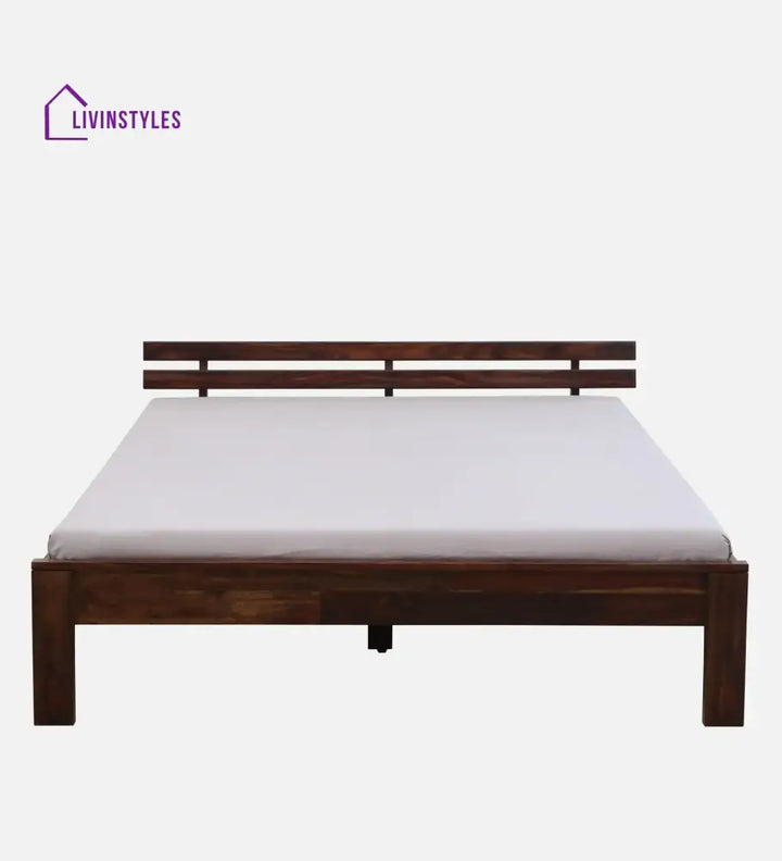 Amol Sheesham Wood Beds Bed without storage