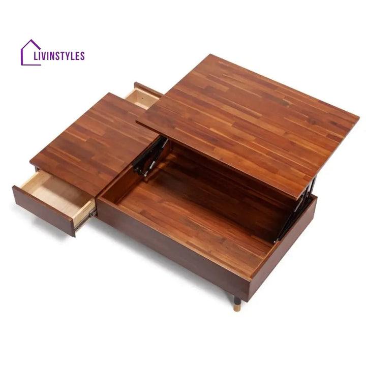 Bhavna Solid Wood Lift Top Coffee Table for Living Room