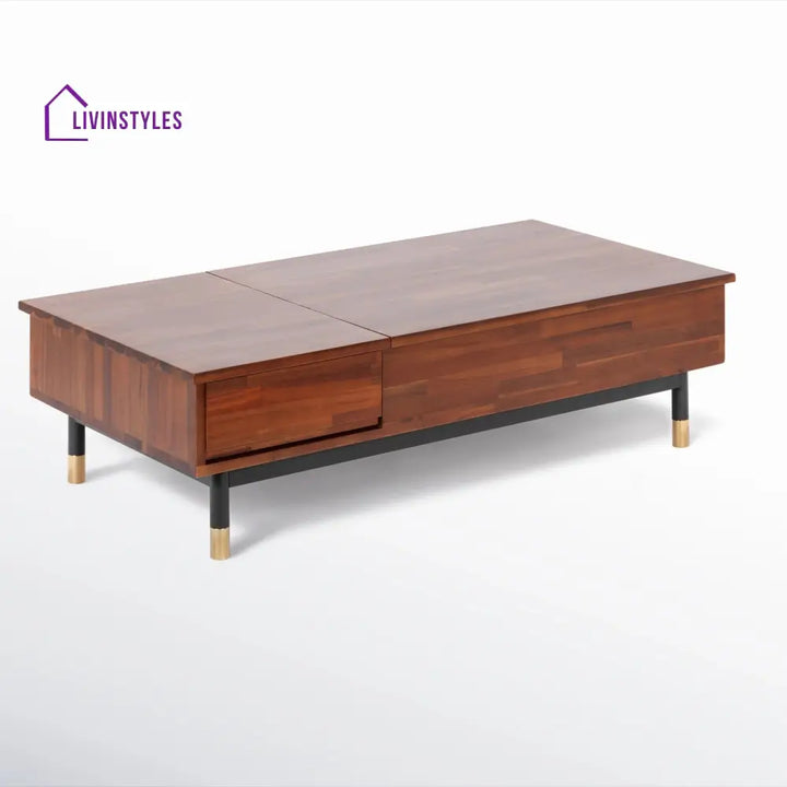 Bhavna Solid Wood Lift Top Coffee Table for Living Room