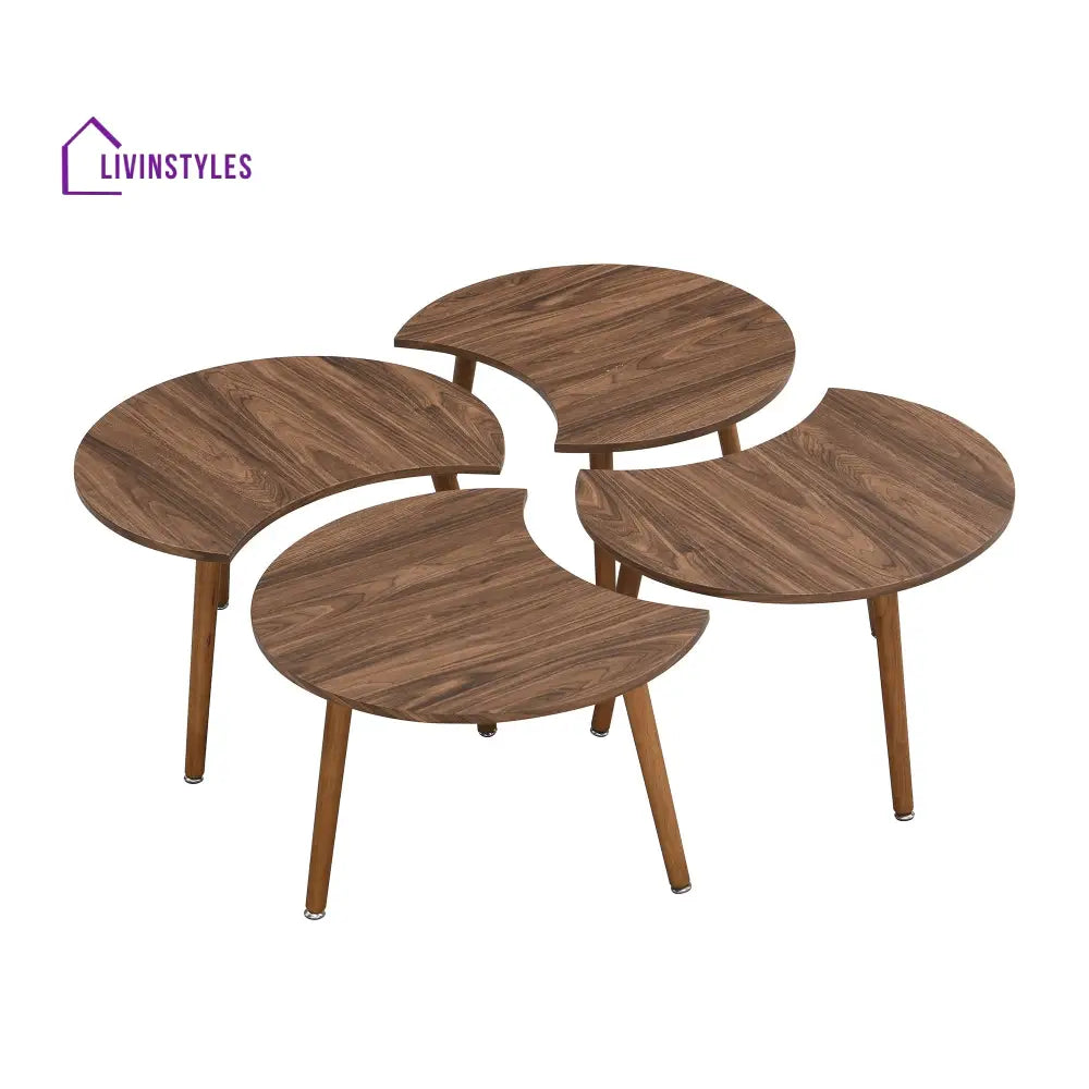 Monza 4-in-1 Walnut Effect Coffee Table Coffee Tables & Nesting Tables