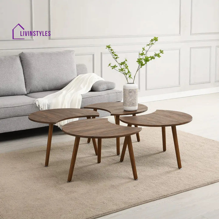 Monza 4-in-1 Walnut Effect Coffee Table Coffee Tables & Nesting Tables
