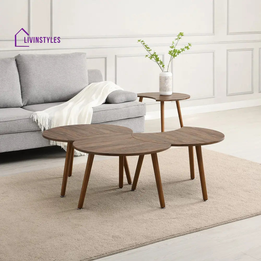 Monza 4-in-1 Walnut Effect Coffee Table Coffee Tables & Nesting Tables