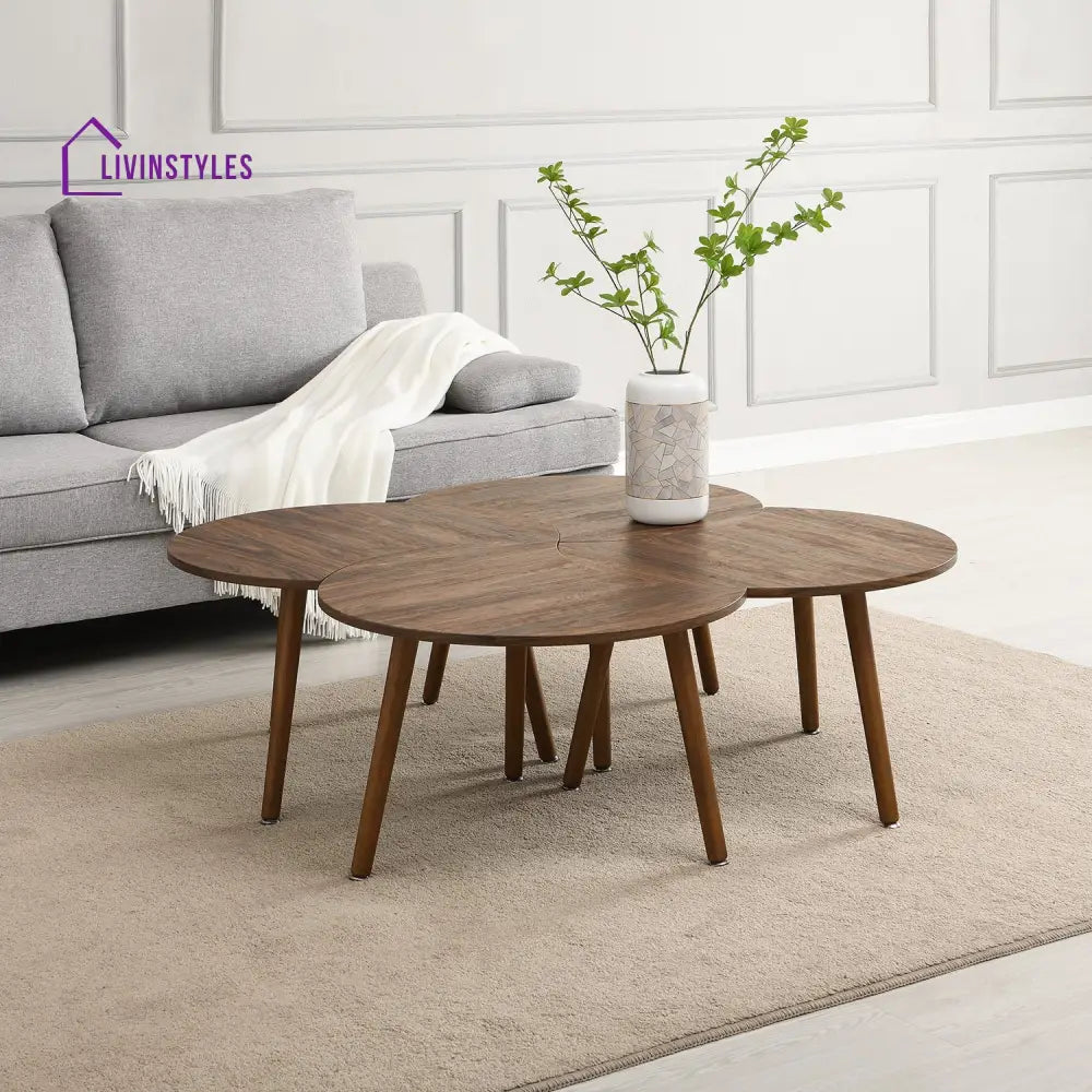 Monza 4-in-1 Walnut Effect Coffee Table Coffee Tables & Nesting Tables